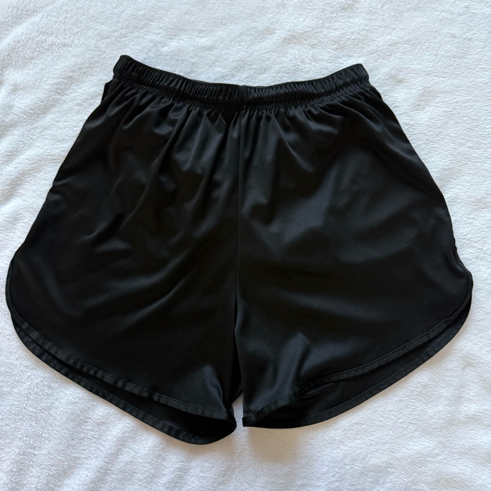 Alleson Athletics Running Shorts Black Adult Size M